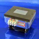 iso image view of ATP-040-12 thermoelectric air to plate cold plate unit.  40 watt 12 volt unit shown