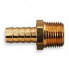 image of brass barbed tube adapter WBF-3.8-1.2-BR for connecting tubing to liquid cold plates or water blocks
