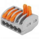 image of EC-222-415 Electrical Connector for joining 5 wires.  Can be used on stranded wires and solid wires at the same time.  Also it can connect wires of different gauges