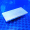 Iso view picture of CP-2.0-1.0-AL-01 cold plate for mounting on top of TE chips or Peltier modules