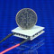 picture of TEC Peltier thermoelectric cooler part number 03111-5L31-06CG shown with USA Dime 10 cent coin for scale