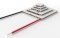 image of 5 stage cascade peltier cooling module part number 25415-5L30-65CQB 10x10mm top on 40x40mm bottom
