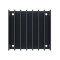 image of extruded aluminum heat sink HS-2.28-2.40-0.95 top view