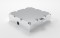 Iso view of CNC machined Aluminum liquid cold plate water block WBA-4.0-1.10-AL-CC for liquid cooling