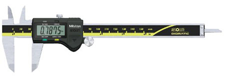 image of digital calipers used to measure TEC dimensions